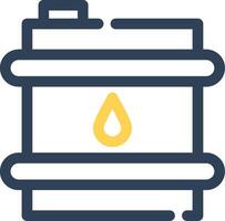 Oil Barrel Creative Icon Design vector