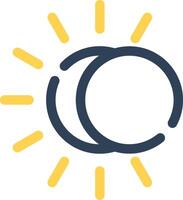 Eclipse Creative Icon Design vector