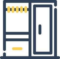 Wardrobe Creative Icon Design vector