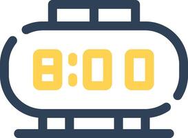 Digital Clock Creative Icon Design vector
