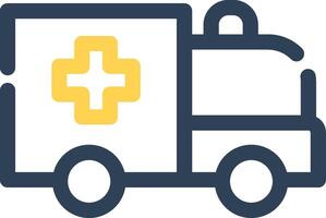 diseño de icono creativo de ambulancia vector