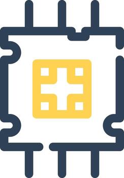 Processor Creative Icon Design vector