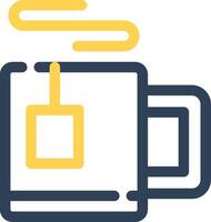 Tea Cup Creative Icon Design vector