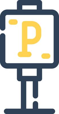 Parking Sign Creative Icon Design