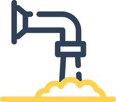 Waste Water Creative Icon Design vector