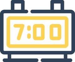 Digital Clock Creative Icon Design vector