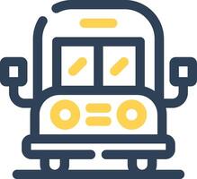 Bus Creative Icon Design vector