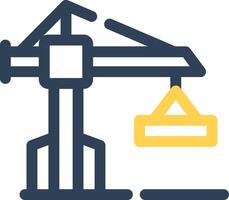 Crane Creative Icon Design vector