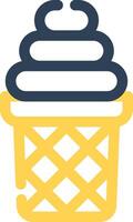 Ice Cream Creative Icon Design vector