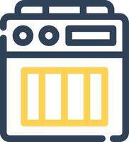 Amplifier Box Creative Icon Design vector