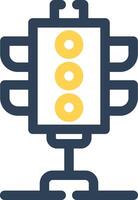 Traffic Lights Creative Icon Design vector
