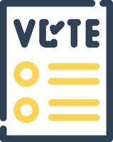 Ballot Creative Icon Design vector