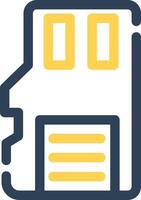 Sd Card Creative Icon Design vector