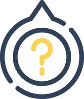 Question Creative Icon Design vector