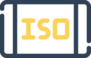 Iso Creative Icon Design vector