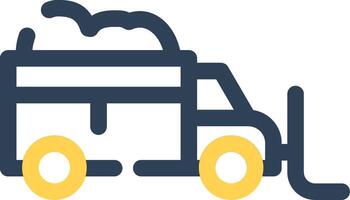 Snowplow Creative Icon Design vector