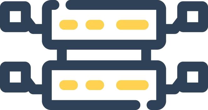 diseño de icono creativo de base de datos vector