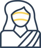 Lady Justice Creative Icon Design vector