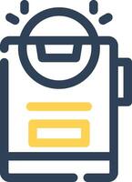 Light Creative Icon Design vector