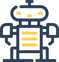 diseño de icono creativo robot vector