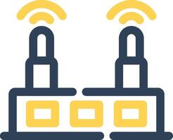 Wifi Router Creative Icon Design vector