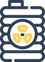 Nuclear Creative Icon Design vector