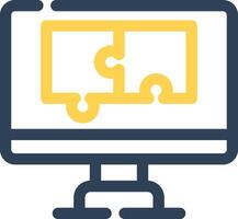 Puzzle Creative Icon Design vector
