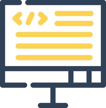 Code Creative Icon Design vector