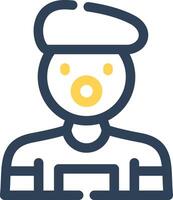 Mime Creative Icon Design vector