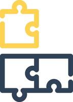 Puzzle Creative Icon Design vector