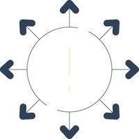 Diversification Creative Icon Design vector