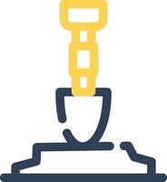 Shovel Creative Icon Design vector