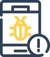 Bug Creative Icon Design vector