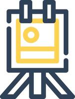 Canvas Creative Icon Design vector