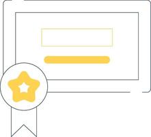 Certification Creative Icon Design vector