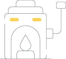 Furnace Creative Icon Design vector
