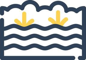 Swamp Creative Icon Design vector