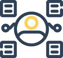 User Predictions Creative Icon Design vector