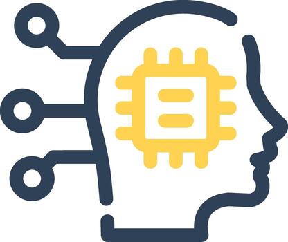 Machine Perception Creative Icon Design vector