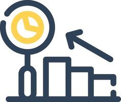 Predictive Analytics Creative Icon Design vector