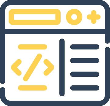 programación creativo icono diseño vector