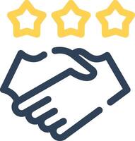 Game Handshake Creative Icon Design vector