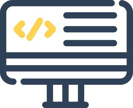 web programación creativo icono diseño vector