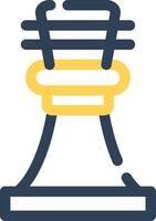 Chess Game Creative Icon Design vector