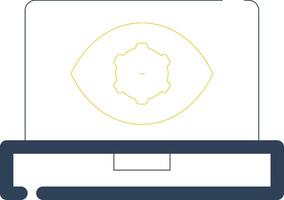 Computer Vision Creative Icon Design vector