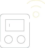 Smart Meter Creative Icon Design vector