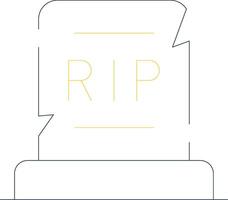 Grave Creative Icon Design vector