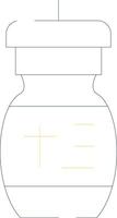 Cremation Creative Icon Design vector