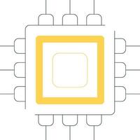 Processor Creative Icon Design vector