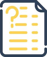 Question Creative Icon Design vector